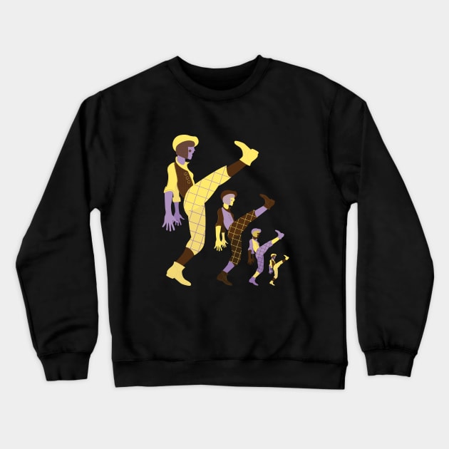 Dancers in plaid Crewneck Sweatshirt by Design by Maria 